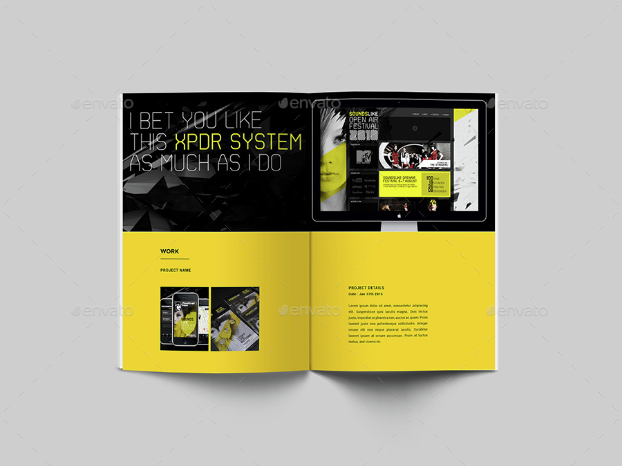 Portfolio Brochure by EditorialMonster GraphicRiver